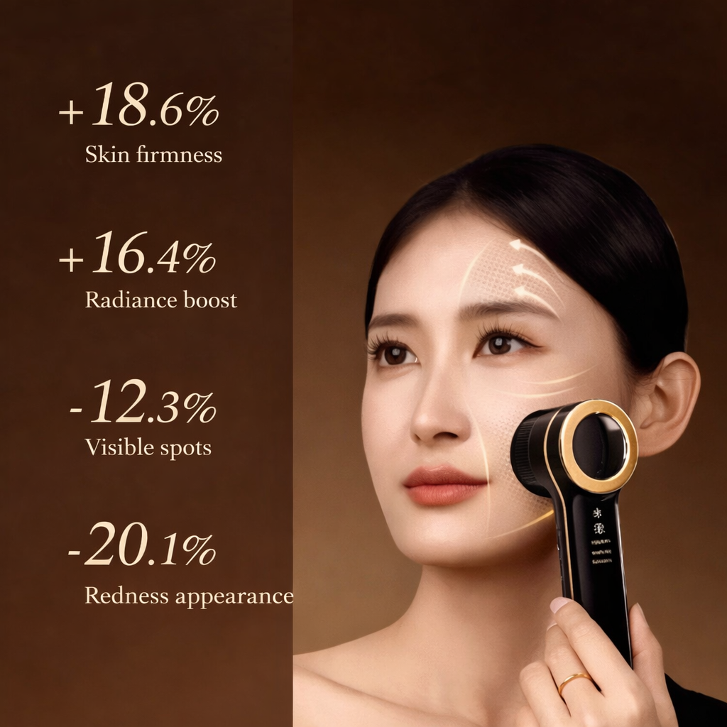 Black DPL Photofacial Device for Skin Rejuvenation and Brightening at Home