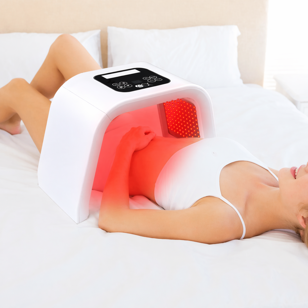 LED Light Therapy Machine for Skin Rejuvenation, Pain Relief & Muscle Recovery at Home