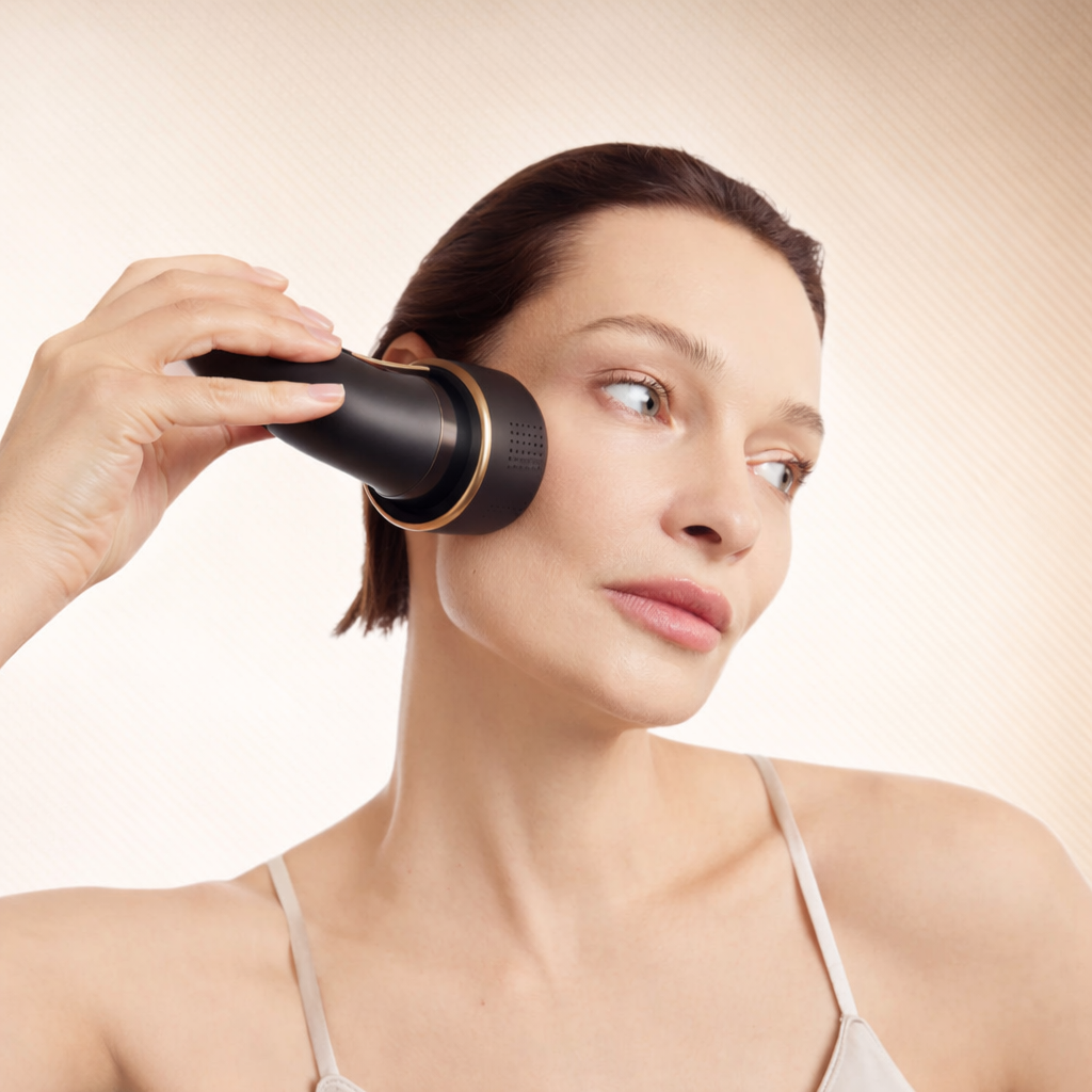 Black DPL Photofacial Device for Skin Rejuvenation and Brightening at Home
