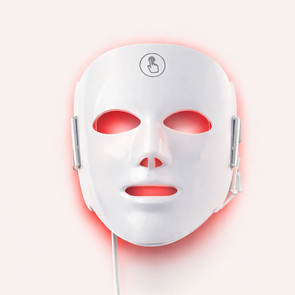LED Face & Neck Red Light Therapy Mask – Anti-Aging Skin Tightening & Lifting Device